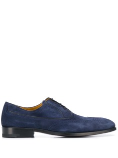 A. Testoni embossed oxford shoes