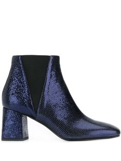 Pollini metallic ankle boots