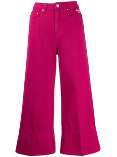 MSGM wide-leg cropped jeans