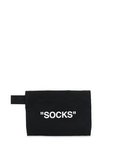 Off-White "SOCKS" pouch
