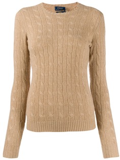 Polo Ralph Lauren приталенный свитер фактурной вязки