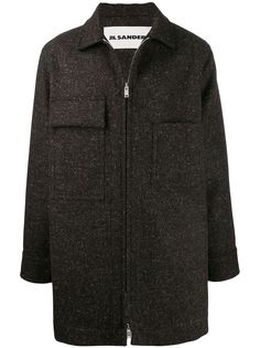Jil Sander пальто свободного кроя