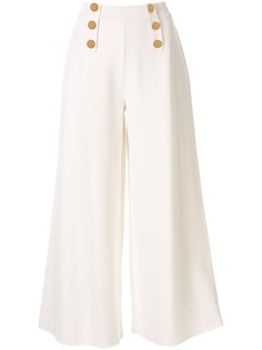 Stella McCartney брюки широкого кроя с завышенной талией