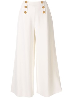 Stella McCartney брюки широкого кроя с завышенной талией