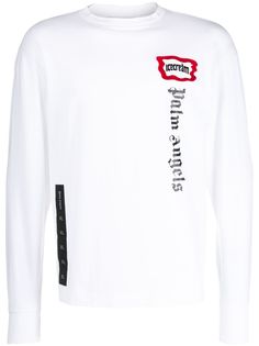 Palm Angels топ с длинными рукавами и логотипом
