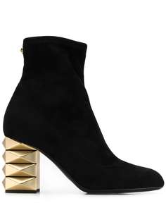 Giuseppe Zanotti ботильоны на скульптурном каблуке