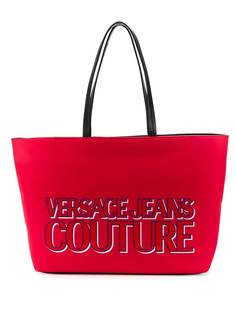 Versace Jeans Couture сумка-тоут с тисненым логотипом