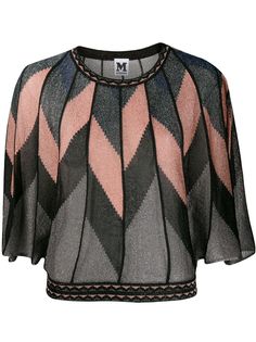 M Missoni топ с геометричным узором