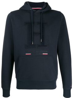 Tommy Hilfiger худи с нашивкой-логотипом