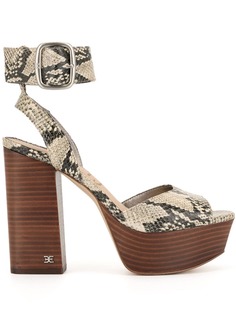 Sam Edelman босоножки с тиснением под змеиную кожу