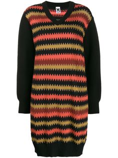 M Missoni трикотажное платье в полоску