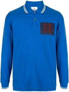Kent & Curwen рубашка-поло с длинными рукавами