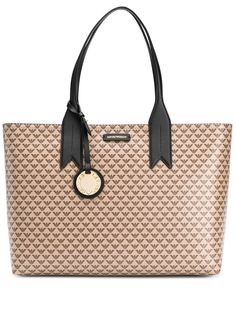 Emporio Armani сумка-тоут с узором и логотипом