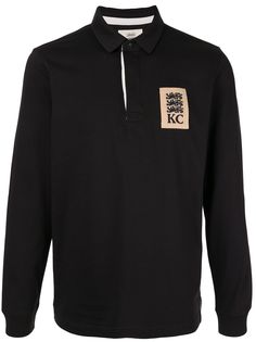 Kent & Curwen рубашка-поло с длинными рукавами
