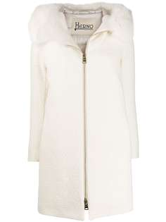 Herno midi zipped coat