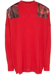 Raf Simons appliqued knittted jumper