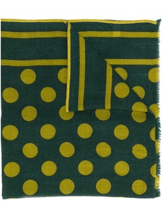 Altea polka dot-intarsia scarf