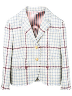 Thom Browne пиджак в клетку Gun Club