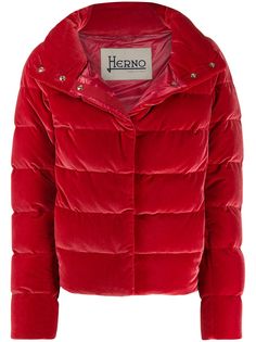 Herno cropped puffer jacket