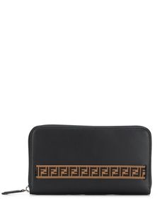 Fendi FF monogram strap wallet