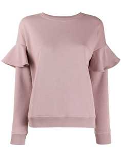 Red Valentino RED(V) ruffle detail sweater
