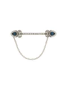Dolce & Gabbana crystal-embellished pin brooch