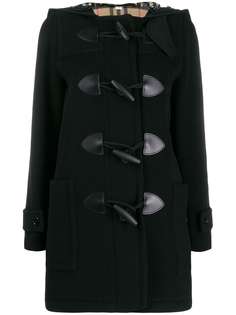 Burberry hooded duffle coat