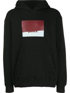 Paura logo patch hoodie