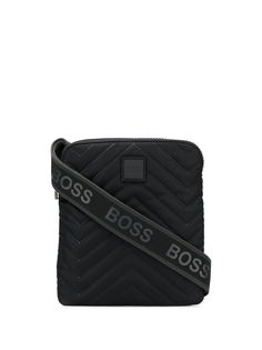 Boss Hugo Boss сумка-мессенджер с логотипом на ремне