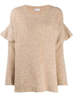 Red Valentino ruffle detail jumper