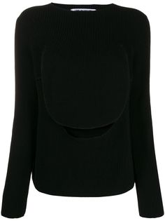Comme Des Garçons Comme Des Garçons front flap knit sweater