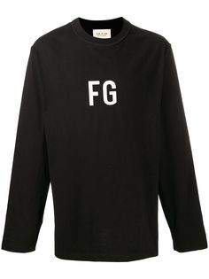 Fear Of God logo monogram print sweatshirt