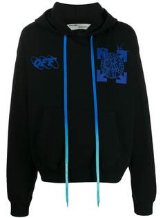 Off-White logo printed hoodie