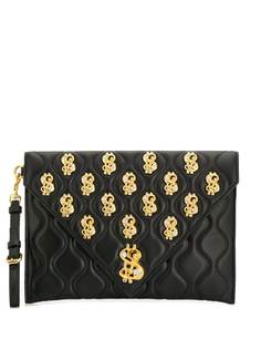 Moschino декорированный клатч