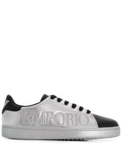 Emporio Armani embossed logo sneakers