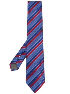 Canali diagonal stripes silk tie