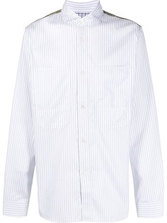 Comme Des Garçons contrast back striped shirt