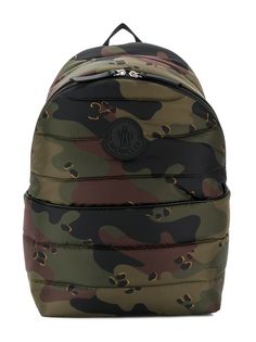 Moncler Kids camouflage-print logo backpack