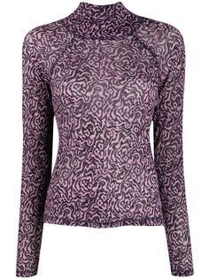 Nanushka Madi animal print sweater