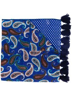Altea paisley polka dot patterned scarf