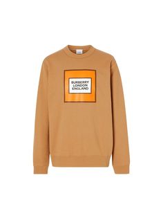 Burberry logo patch sweatshirt