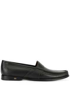 Dolce & Gabbana low-heel logo-plaque loafers