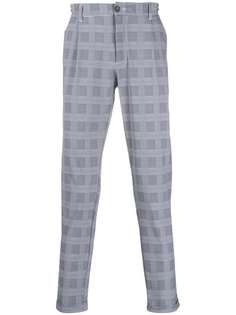 Hydrogen Cyber houndstooth slim-fit trousers