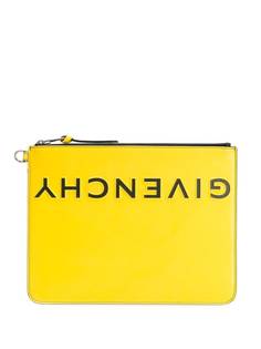 Givenchy logo embossed clutch