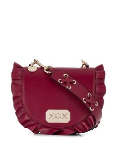 Red Valentino RED(V) frill detail shoulder bag