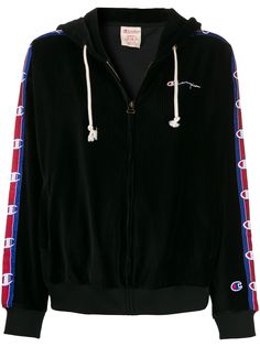 Champion corduroy logo-tape hoodie