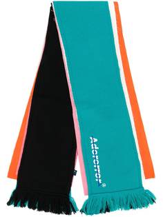 Ader Error шарф в стиле колор-блок с вышитым логотипом