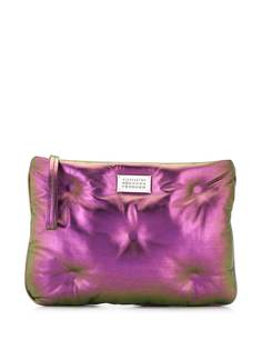 Maison Margiela graphic print padded clutch bag