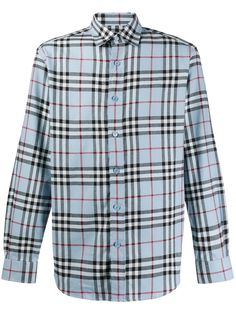 Burberry поплиновая рубашка в клетку Vintage Check