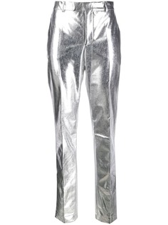 Philosophy Di Lorenzo Serafini metallic-effect trousers